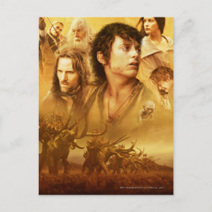 Carte Postale Collage de caractères