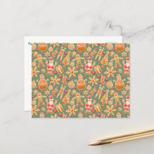 Carte postale Collage de Noël