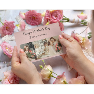 Carte Postale Collage de photos et message - Cadeau personnalisé