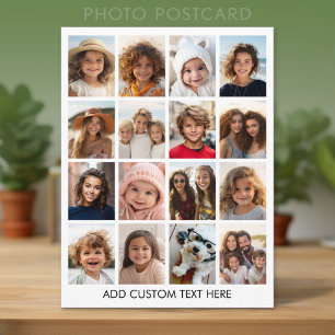 Carte Postale Collage de photos Instagram - 16 photos Modifier l