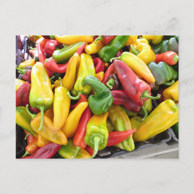 Carte Postale Collage de poivre (Devant)