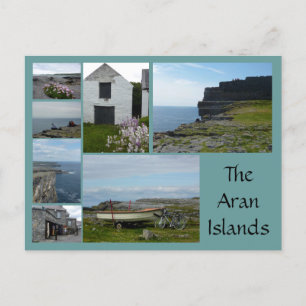 Carte Postale Collage des îles Aran