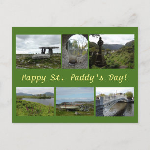 Carte Postale Collage du jour de St. Paddy
