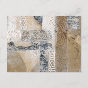 Carte Postale Collage I de dentelle