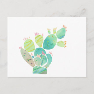 Carte postale Collage Illustration Cactus