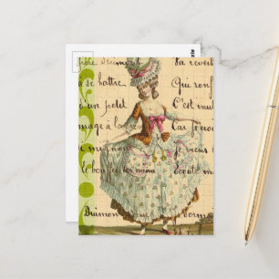 Carte Postale Collage Marie Rétro