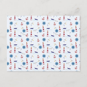 Carte Postale Collage nautique