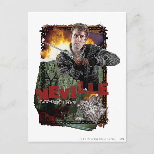 Carte Postale Collage Neville Longbottom 2 (Devant)