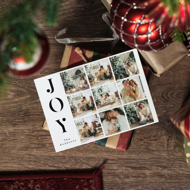 Carte Postale Collage Noël Neuf photos | Joyeux Joyeux Joyeux Jo (Créateur téléchargé)