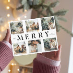 Carte Postale Collage Noël Six photos | Joyeux vacances<br><div class="desc">Collage Noël Six photos | Joyeux vacances</div>