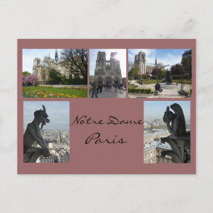 Carte Postale Collage Notre-Dame