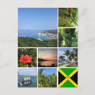 Carte Postale Collage photo de la Jamaïque