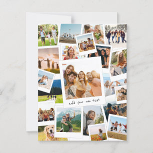 Carte Postale Collage photo du album photo moderne