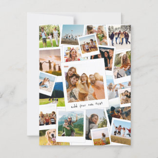 Carte Postale Collage photo du album photo moderne