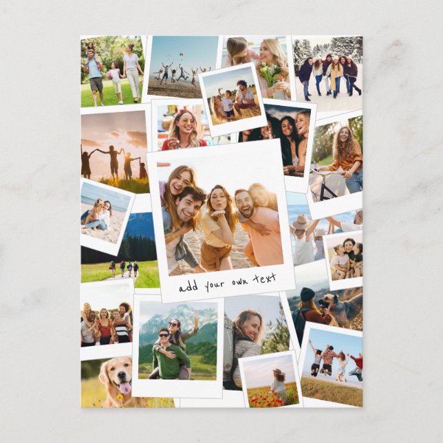 Carte Postale Collage photo du album photo moderne (Devant)