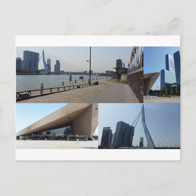 Carte Postale Collage photo Rotterdam 4 (Devant)