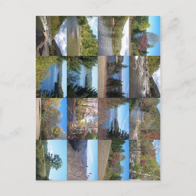 Carte Postale Collage West Virginia (Devant)