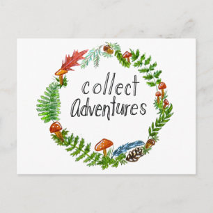 Carte postale Collecter les aventures