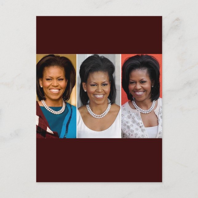 CARTE POSTALE COLLECTEURS MICHELLE OBAMA (Devant)