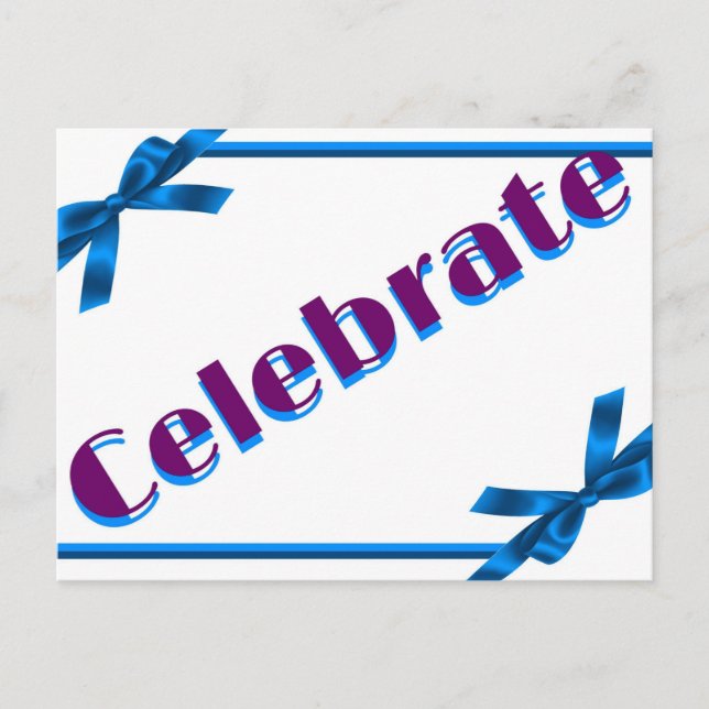 Carte Postale Collection Célébrer Amusement (Devant)