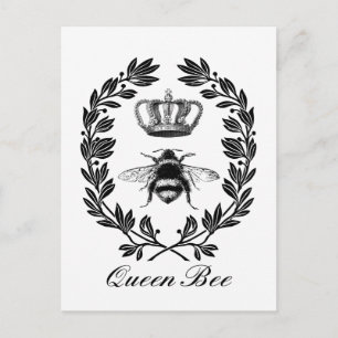 Carte Postale Collection d'abeilles de la Reine par The Precious
