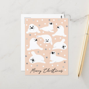 Carte Postale Collection d'animaux de l'Arctique - Phoques