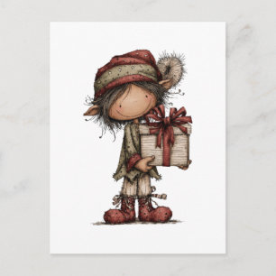 Carte Postale Collection de Cliparts de Noël   Ours en peluche 