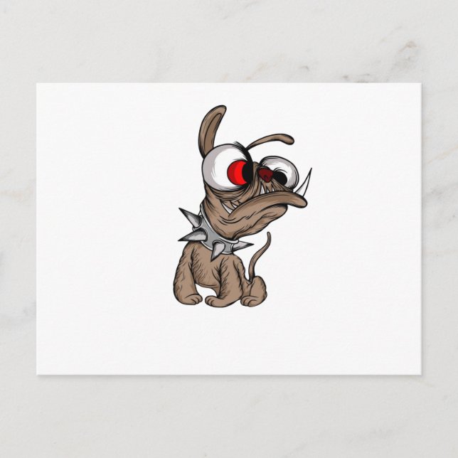Carte Postale collection de dessins animés drôle et effrayant (2 (Devant)