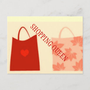 CARTE POSTALE COLLECTION DE LA REINE DU SHOPPING