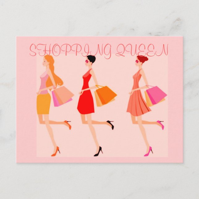 CARTE POSTALE COLLECTION DE REINE SHOPPING (Devant)