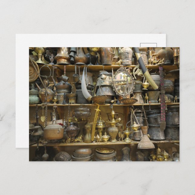 Carte Postale Collection d'objets d'art antique (Devant / Derrière)