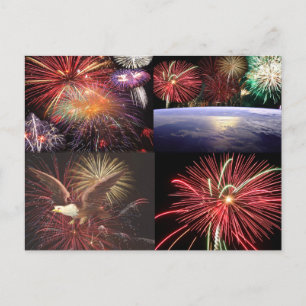 Carte Postale Collection Fireworks