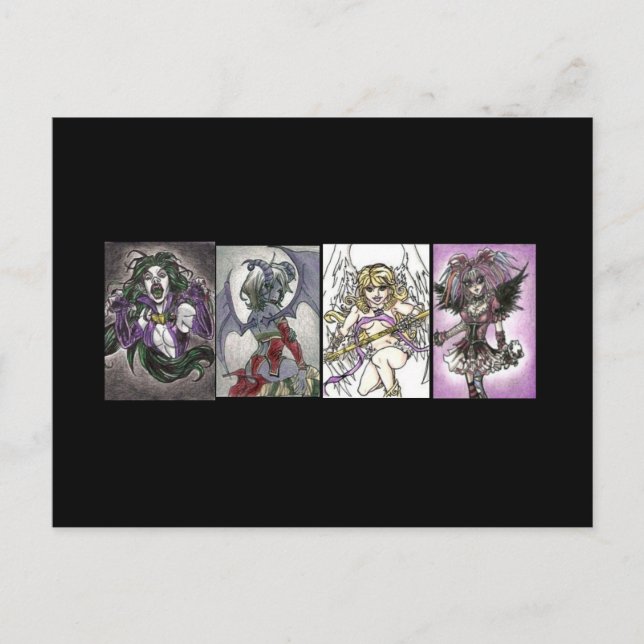 Carte postale Collection Good and Evil Art (Devant)
