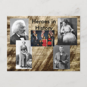 Carte Postale Collection Heroes in History - Vol -