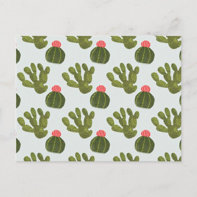 Carte Postale Collection Llamarama | Motif Cactus mignon (Devant)