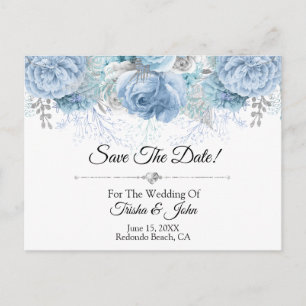 Carte Postale Collection Mariage bleu