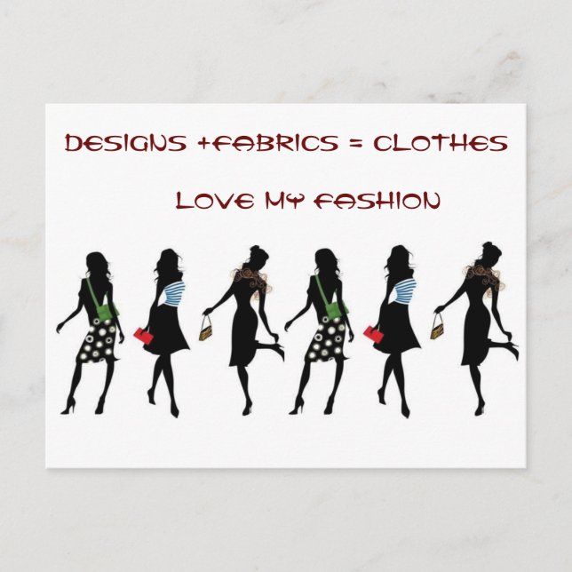 CARTE POSTALE COLLECTION REINE DU SHOPPING (Devant)