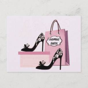 CARTE POSTALE COLLECTION REINE DU SHOPPING