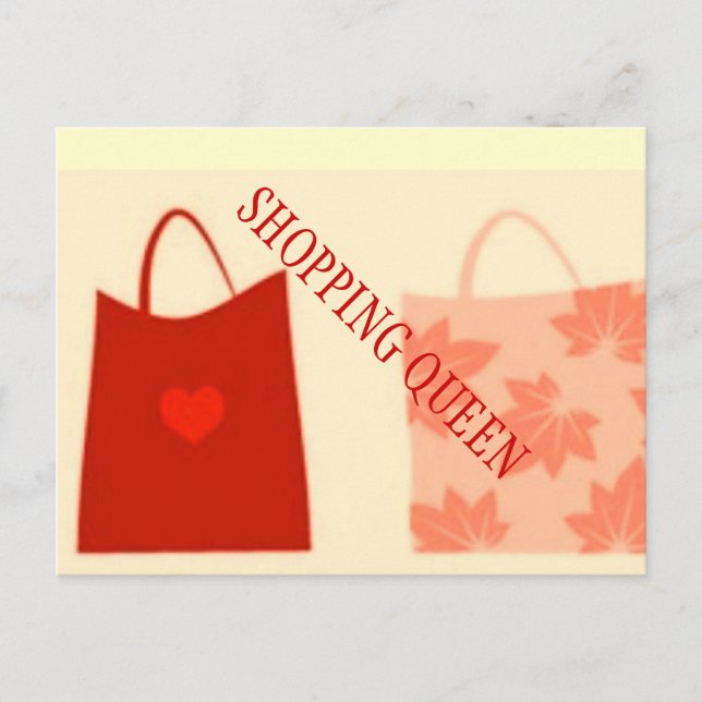 CARTE POSTALE COLLECTION REINE DU SHOPPING (Devant)