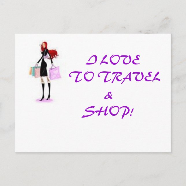 CARTE POSTALE COLLECTION REINE DU SHOPPING (Devant)