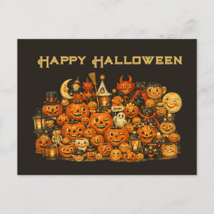 Carte Postale Collection Rétro Vintage de Souvenirs d'Halloween