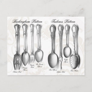 Carte Postale Collection Silverware