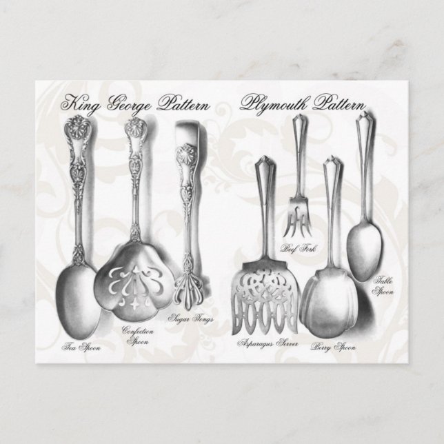 Carte Postale Collection Silverware (Devant)