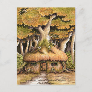 Carte postale collector 'Cabane Enchantée'