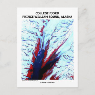 Carte Postale College Fjord Prince William Sound Alaska