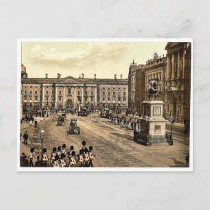 Carte Postale College Green. Dublin. Co. Dublin, Irlande classic