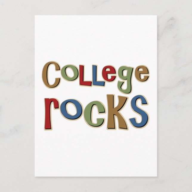 Carte Postale College Rocks (Devant)