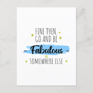 Carte Postale Collègue Leaving, Go Away Farewell Cadeau