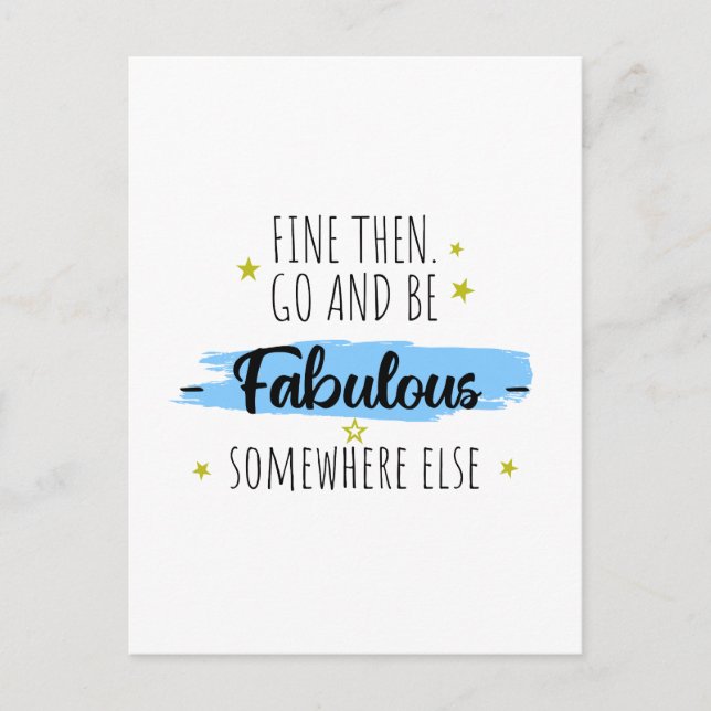 Carte Postale Collègue Leaving, Go Away Farewell Cadeau (Devant)