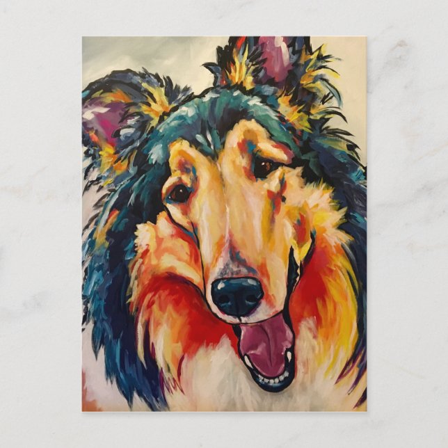 CARTE POSTALE COLLIE 3 (Devant)